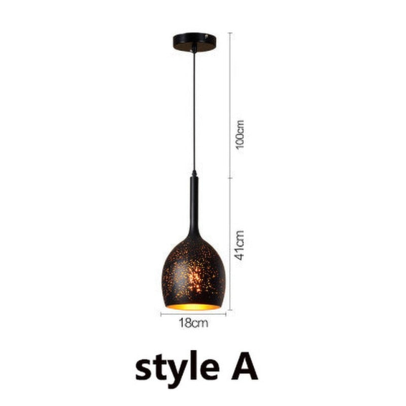 Nova Starry Warm Pendant Light For Modern Hallways