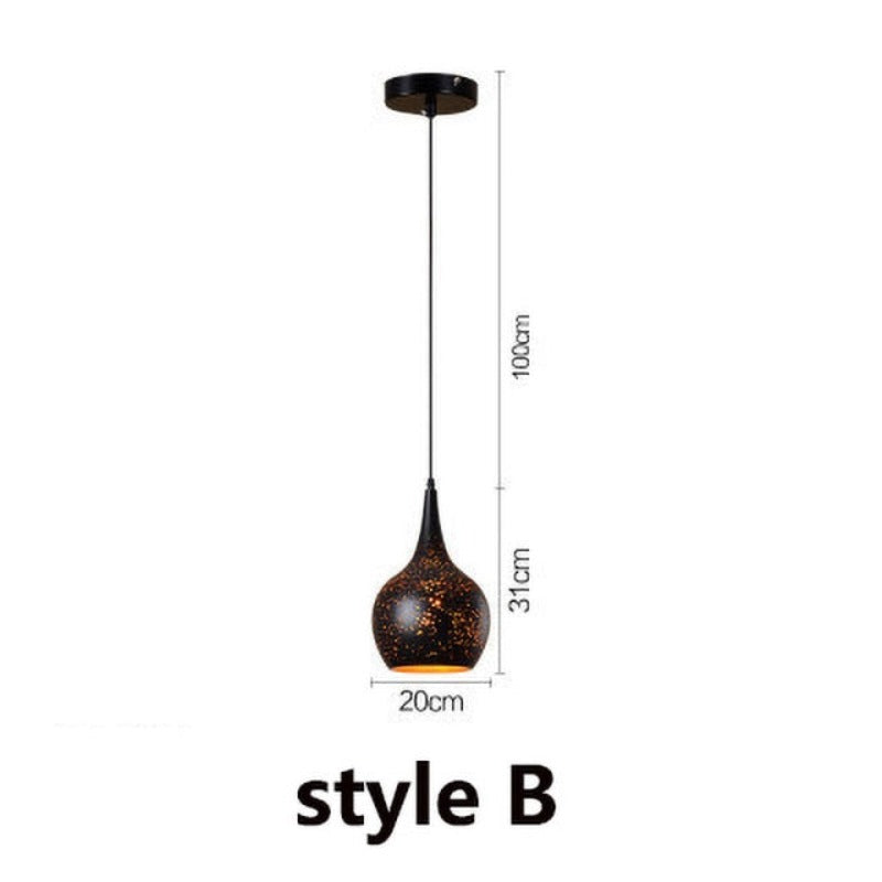 Nova Starry Warm Pendant Light For Modern Hallways