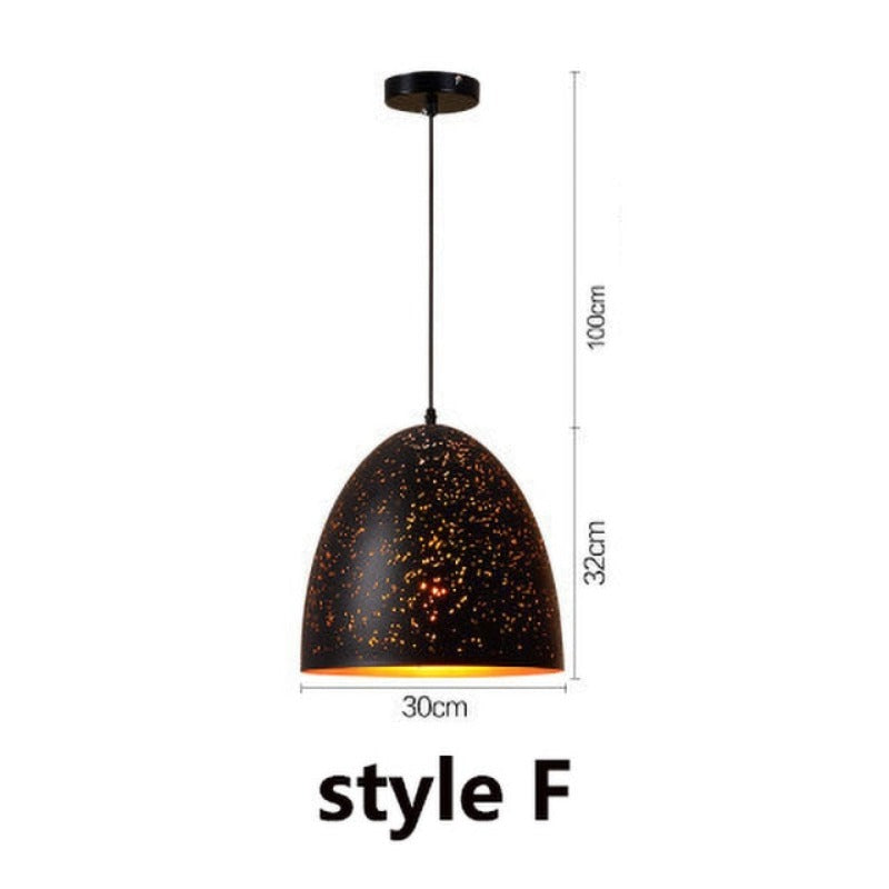 Nova Starry Warm Pendant Light For Modern Hallways