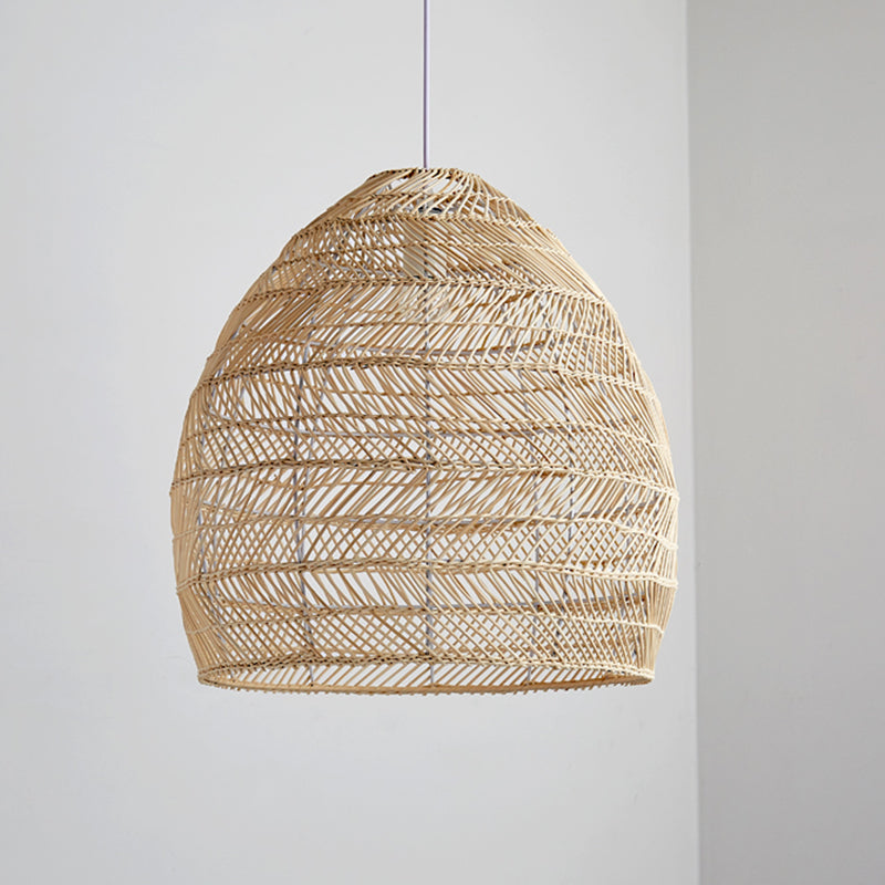 LumaRattan Loftlampe Naturlig Rattan Glød og Stemning