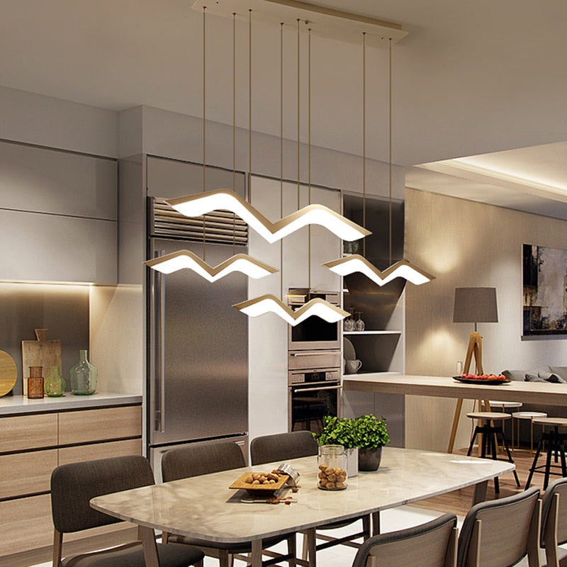NovaNest Bird LED Pendant Light for Home or Loft Spaces
