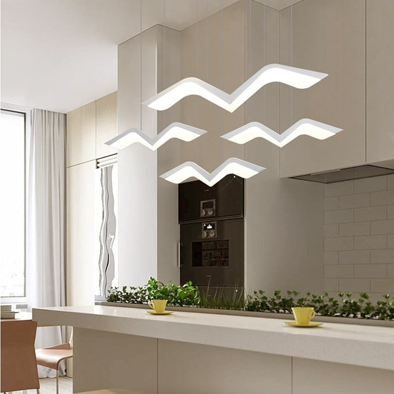 NovaNest Bird LED Pendant Light for Home or Loft Spaces