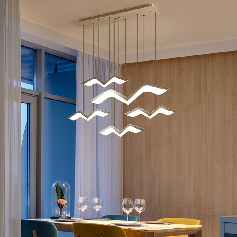 NovaNest Bird LED Pendant Light for Home or Loft Spaces