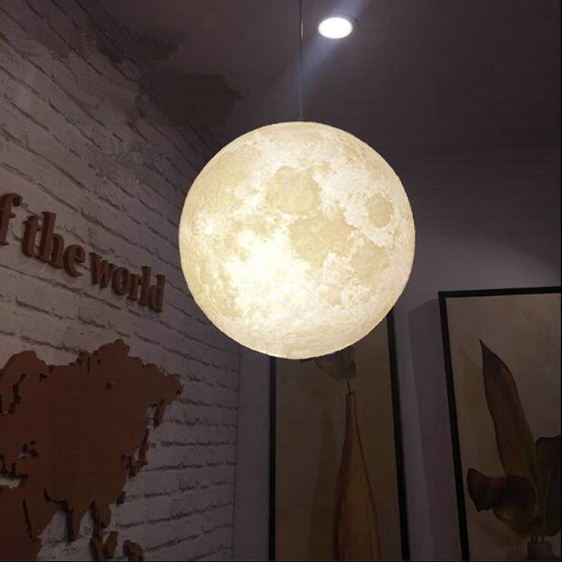Přívěsek lampa Plný měsíc 3D měsíční světlo závěsná dekorace dekorativní noční světlo