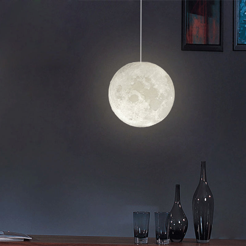 Přívěsek lampa Plný měsíc 3D měsíční světlo závěsná dekorace dekorativní noční světlo