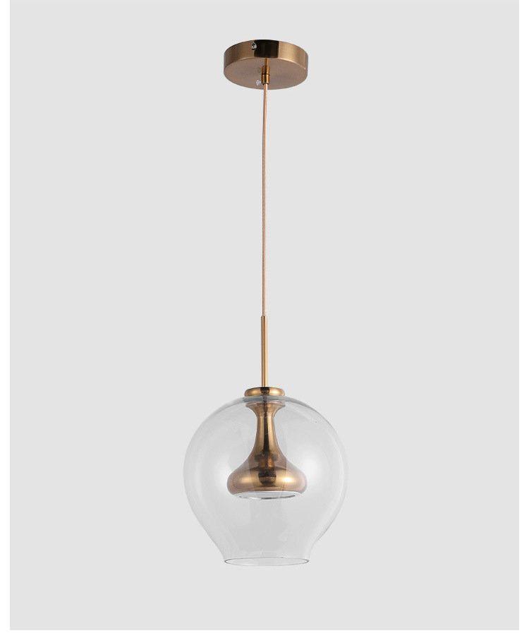 Lampada a sospensione in vetro Tulip della collezione nordica LioraNova