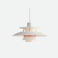 Chromatyczna Warstwowa Lampa Wisząca w Matowym Aluminium
