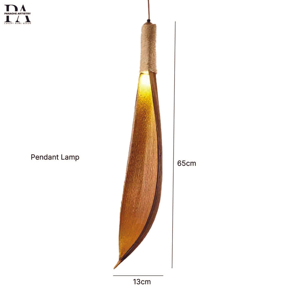 VerdureGlow Leaf-Inspired Pendant Light for Modern Spaces