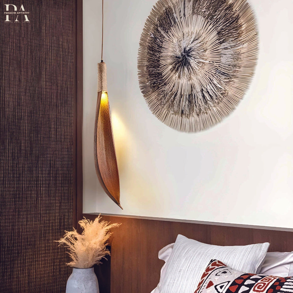 VerdureGlow Leaf-Inspired Pendant Light for Modern Spaces