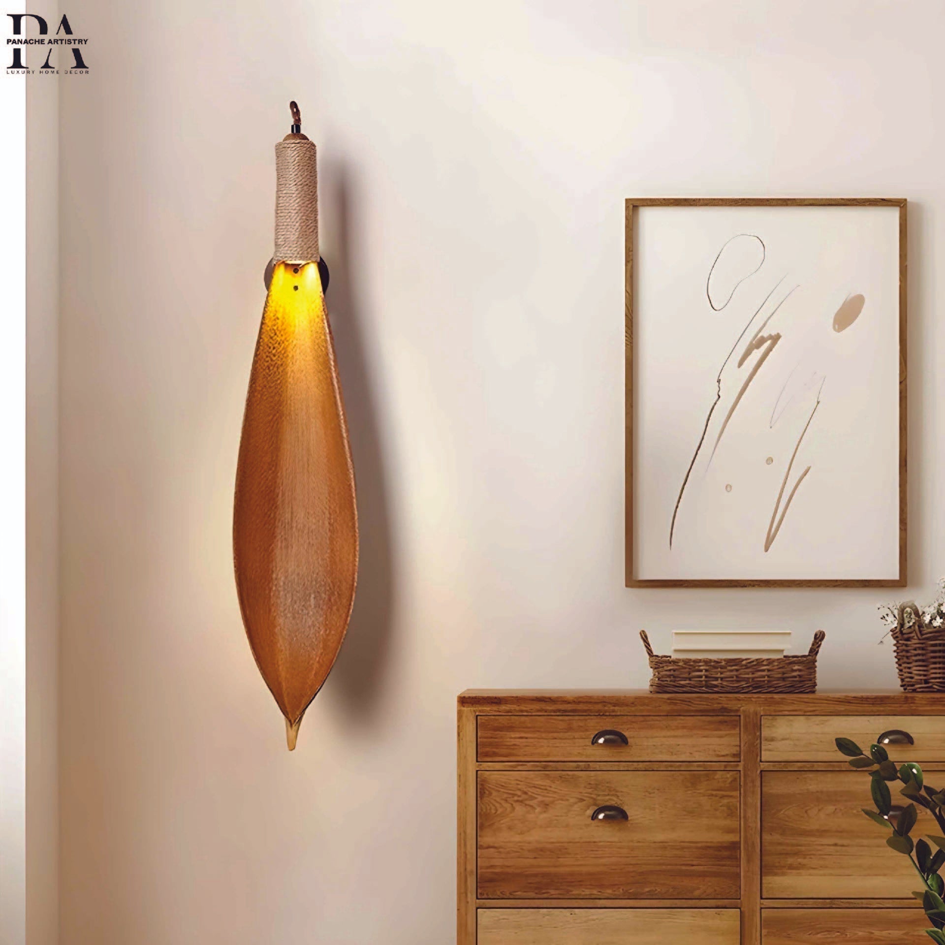 VerdureGlow Leaf-Inspired Pendant Light for Modern Spaces