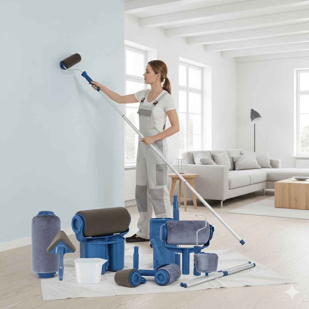 PROFIPRO 8-In-1 System Refillable Kit For Quick Wall Makeovers
