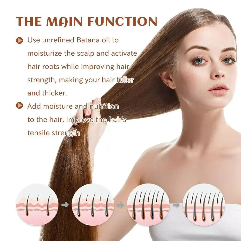 Pure Batana Oil For Promoting Hair Growth And Reducing Hair Shedding