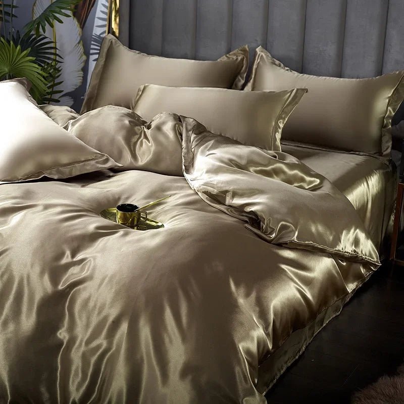 PureSatin Silk Bedding Set With Soft Feel And Smooth Finish