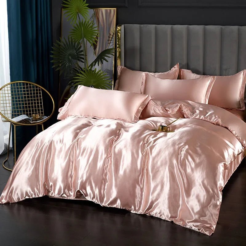 PureSatin Silk Bedding Set With Soft Feel And Smooth Finish