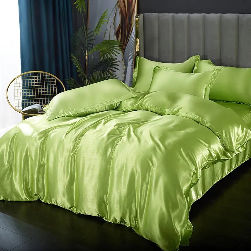 PureSatin Silk Bedding Set With Soft Feel And Smooth Finish