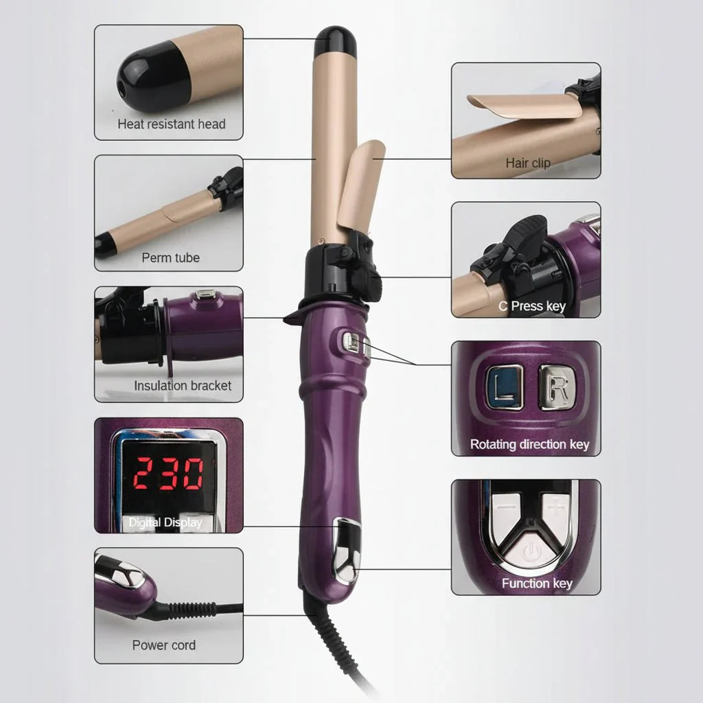 QuickCurl Cordless Styler For Perfect Curls Anywhere Any Time