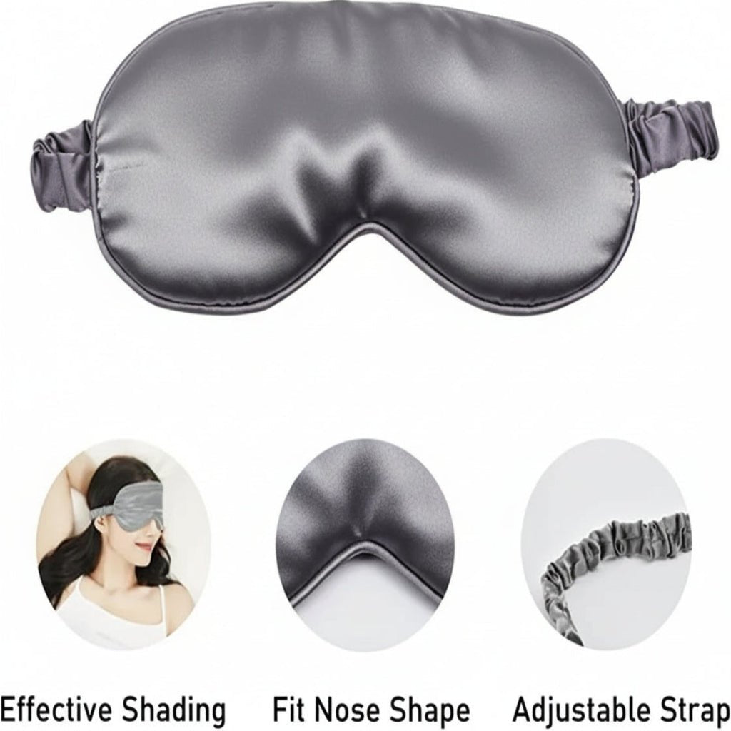 QUIETSHADE Featherlight Sleep Mask For Deep Darkness And Quiet Rest