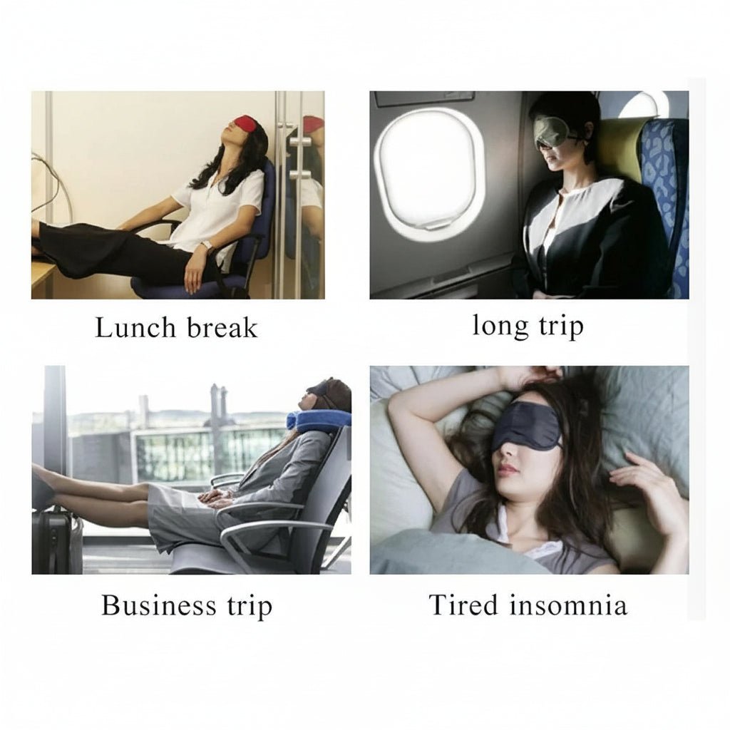 QUIETSHADE Featherlight Sleep Mask For Deep Darkness And Quiet Rest