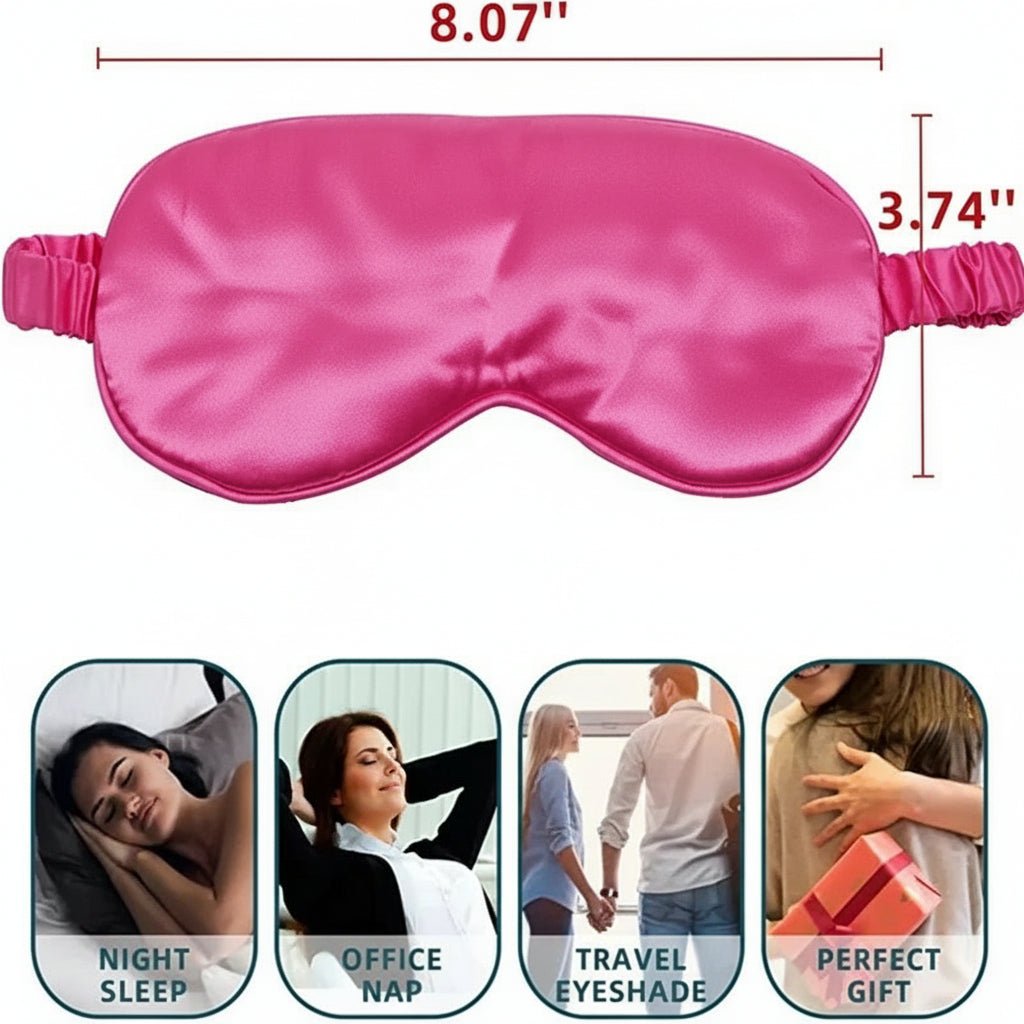 QUIETSHADE Featherlight Sleep Mask For Deep Darkness And Quiet Rest