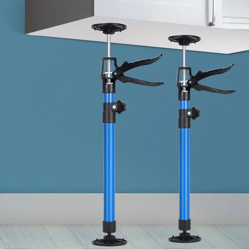 1/2 piezas Poste de soporte para gabinete de acero telescópico ajustable, gatos para gabinetes para instalar gabinetes, soporta hasta 66 libras por varilla