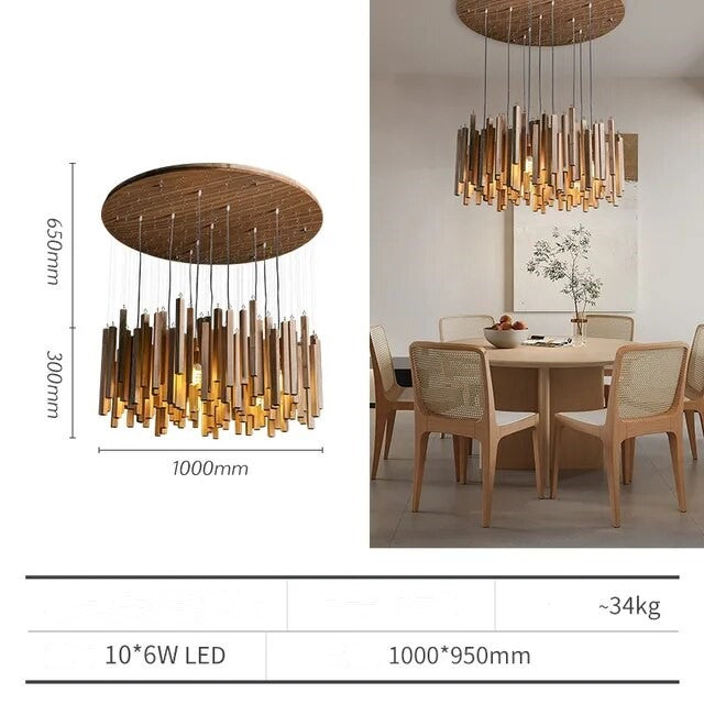 Luma FloraWood Ceiling Light for Modern Living Rooms