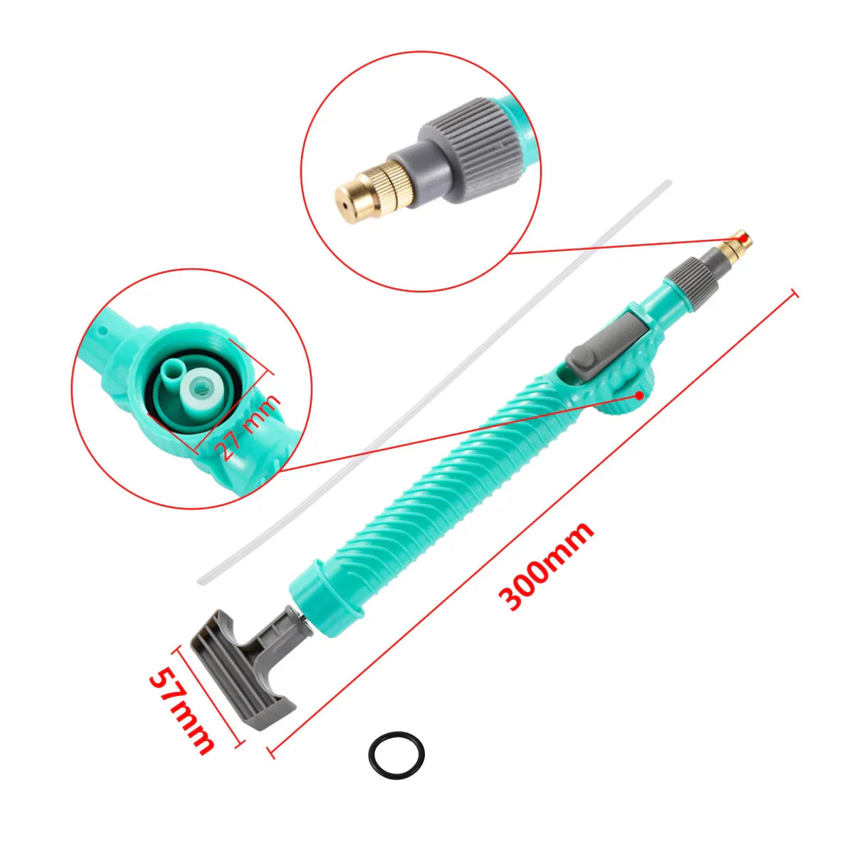 REBOTANIC Garden Sprayer With Reusable Bottle And 360 Degree Spray Nozzle