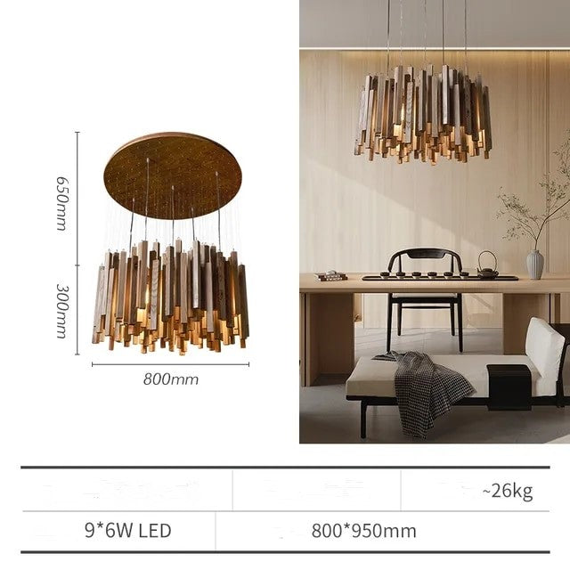 Luma FloraWood Ceiling Light for Modern Living Rooms