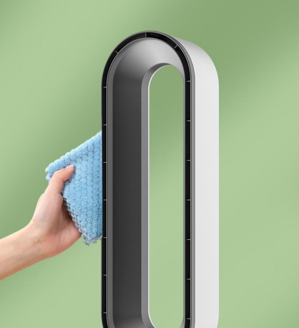 3-i-1 luftkjøler med ionisator og HEPA-filter sølv, blå, gull, rosa for allergier og ren luft