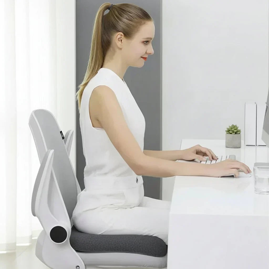 Relivia Ergonomic Orthopedic Seat Cushion With Bamboo Charcoal For All Day Comfort