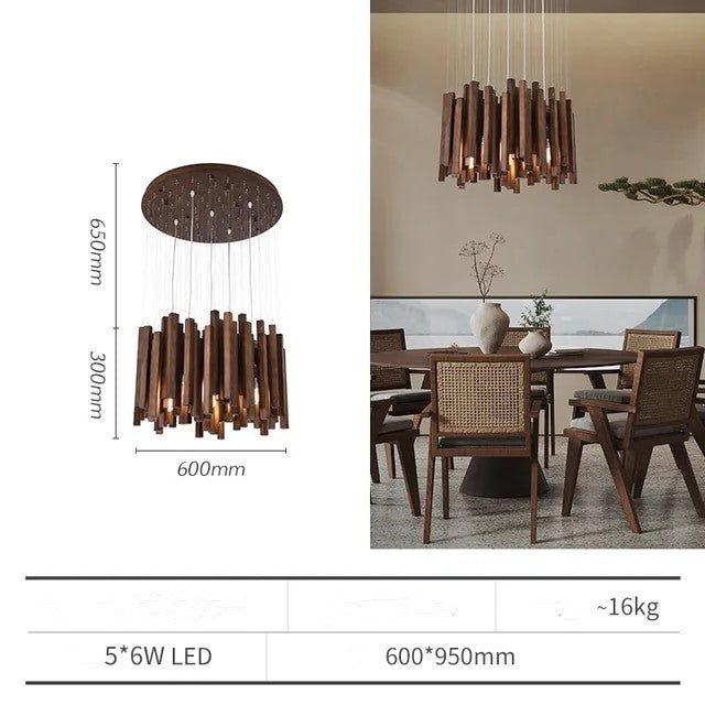 Luma FloraWood Ceiling Light for Modern Living Rooms