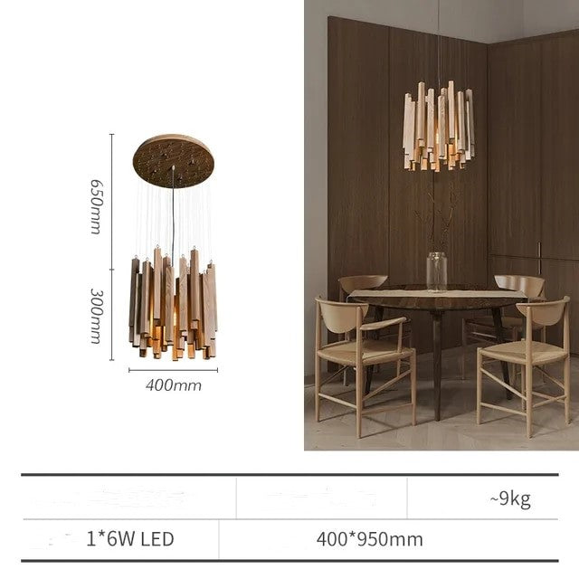 Luma FloraWood Ceiling Light for Modern Living Rooms
