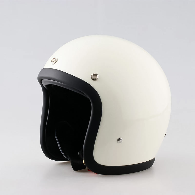 Casco Moto Vintage con Design a Basso Profilo Certificato DOT ed ECE