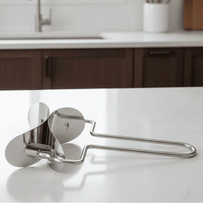 Ferramenta Premium ROLLCUT para Cortar Massa com Lâmina em Aço Inoxidável