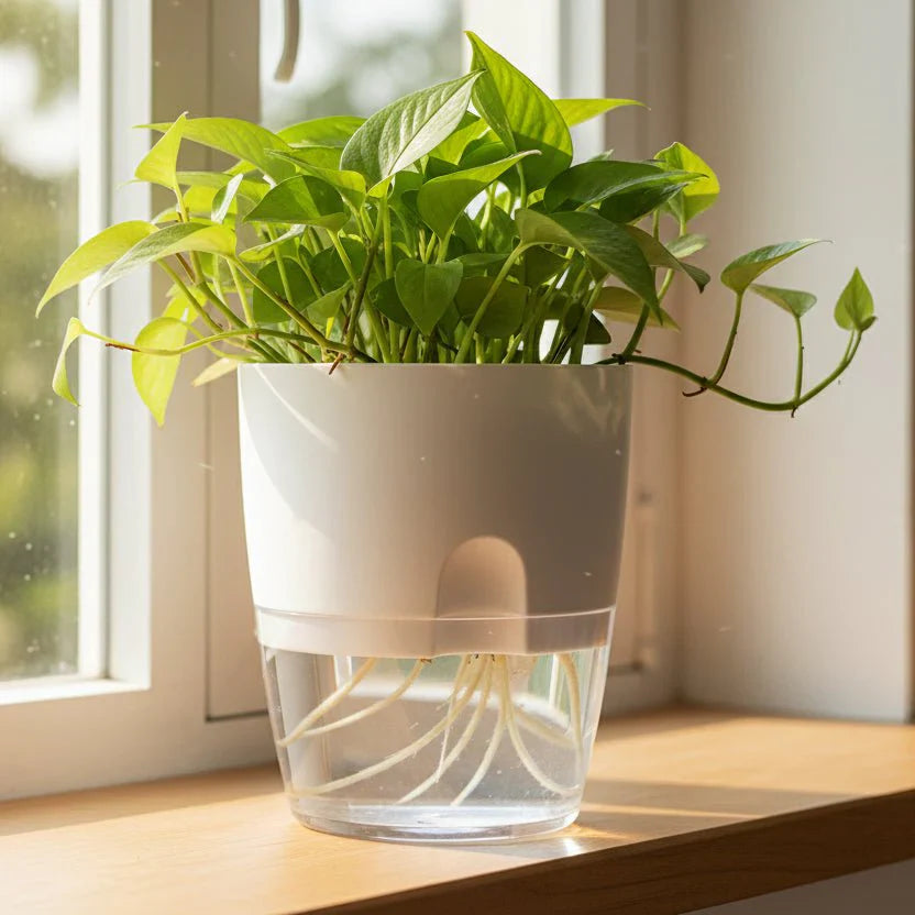 Vaso Idroponico Autoinnaffiante RootFloat per Piante da Interno