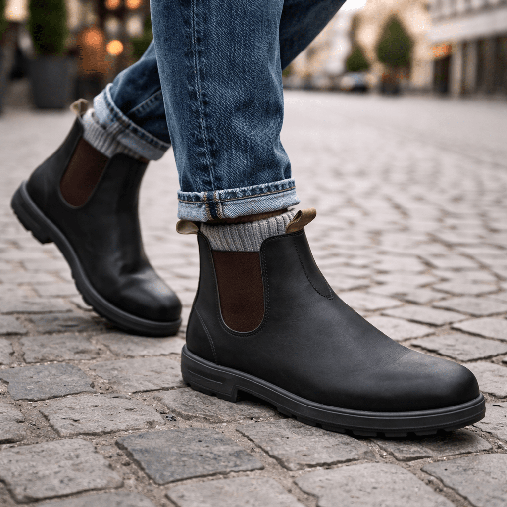 Stivaletti Chelsea RUGGARO con silhouette classica e comfort robusto