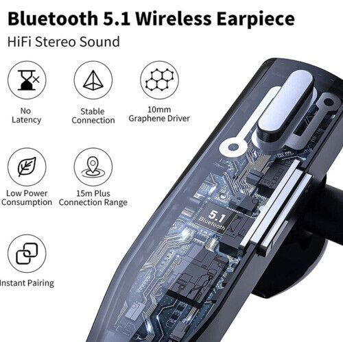 Drivexa Headset With Dual Microphones And Bluetooth Version 5.1