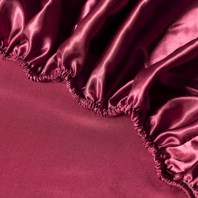 SATINIQUE CALMERA Spannbettlaken aus Eisseide mit elastischen Kanten