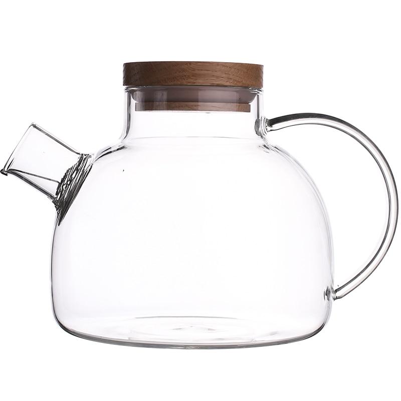 Scandinavian Style Glass Tea Set For Home Tea Service And Gatherings