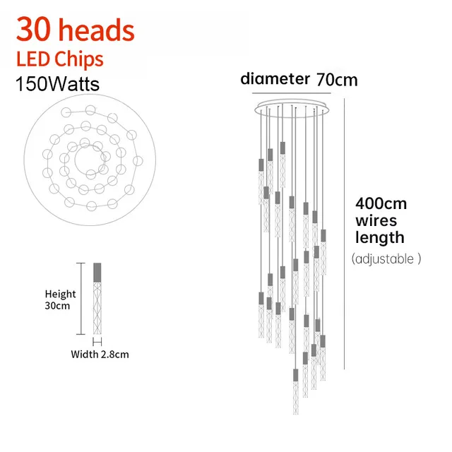 Aurelia Spiral Loftlampe Elegant Loftlampe til Gange