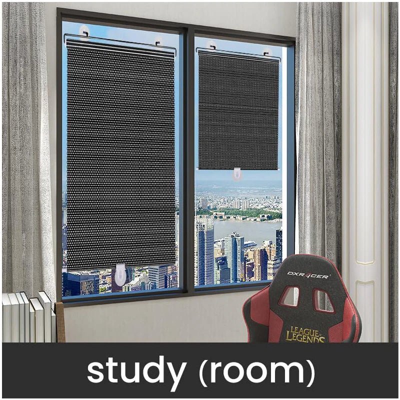 SHADECELL No-Drill Cellular Blackout Roller Shades