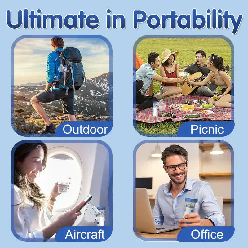Silent Nebulizer Pro Quiet Portable Breathing Relief Anywhere