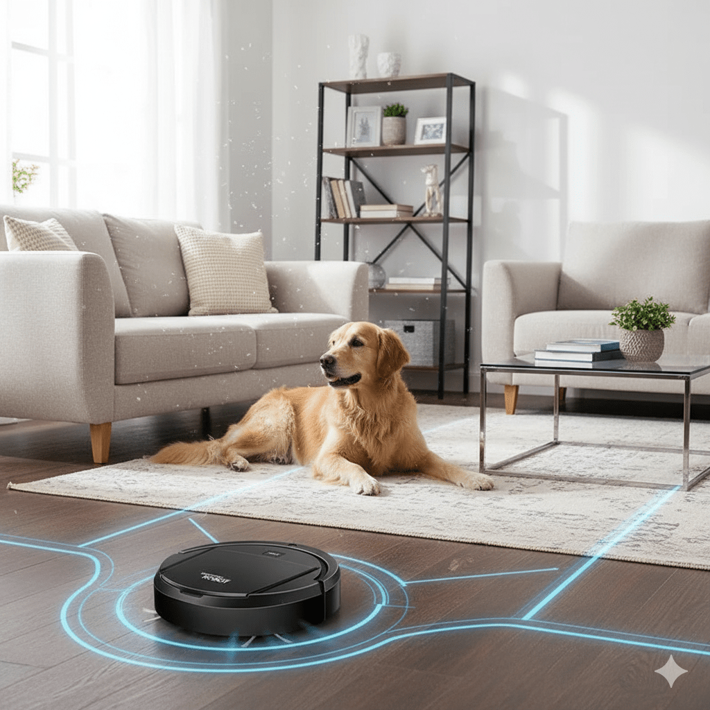 AeroNova Ultra-Leiser Intelligenter Saugroboter mit HEPA-Filtration