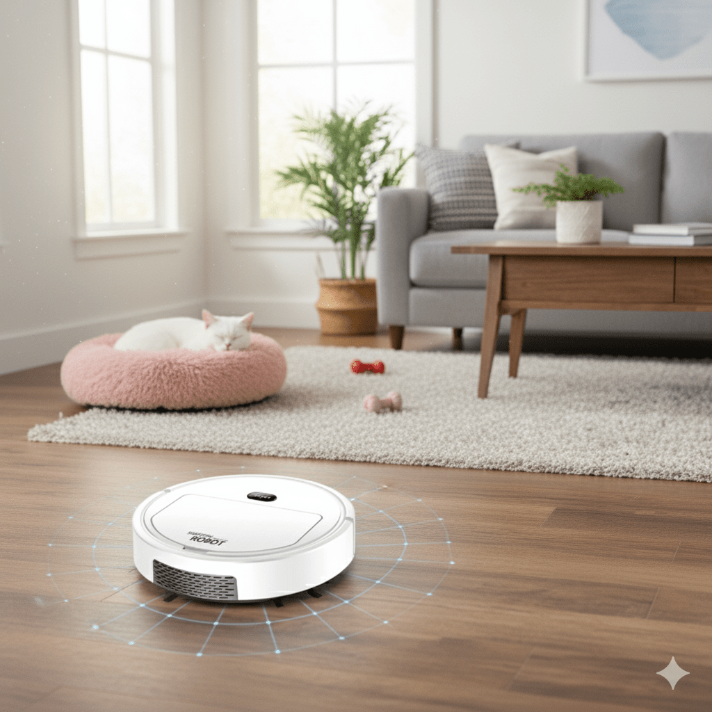 AeroNova Ultra-Leiser Intelligenter Saugroboter mit HEPA-Filtration