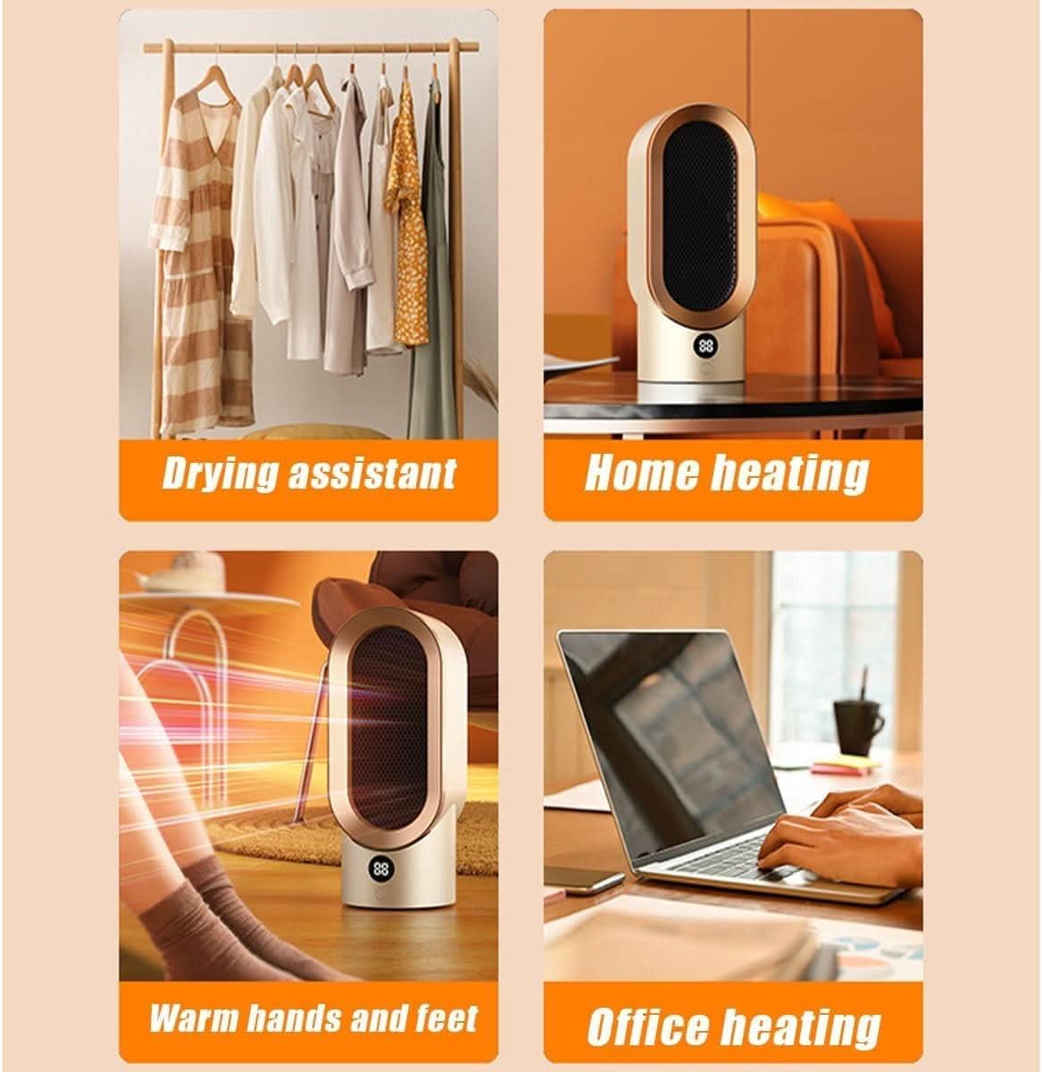 SilentHeat Elite Cool-Touch Heater For Home And Office
