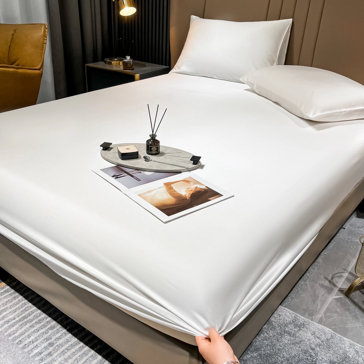 Silkrest Mulberry hedvábné prostěradlo s extra hlubokým lemem
