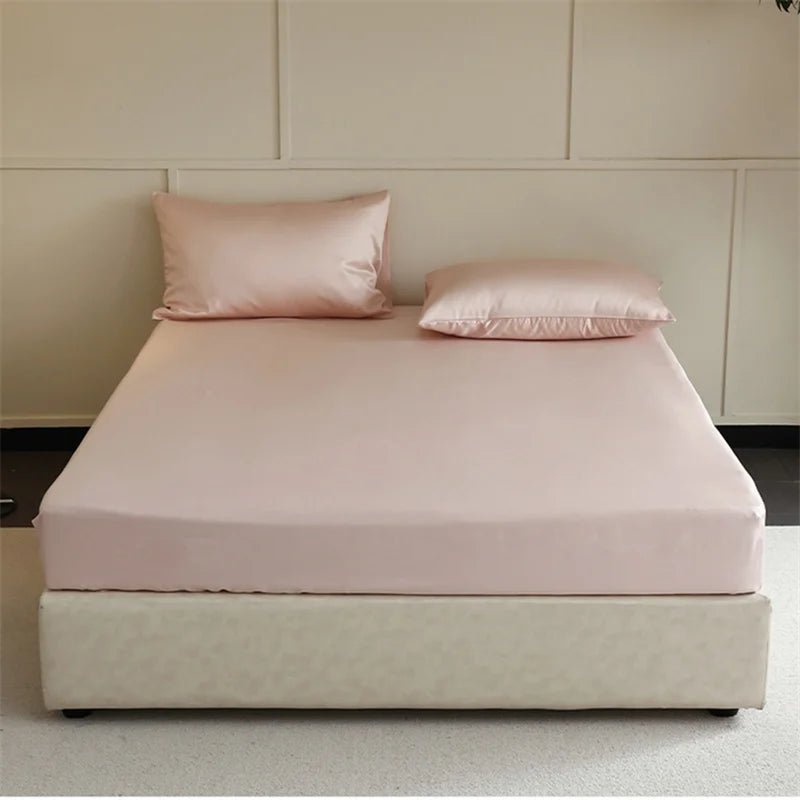 SILKVAULT Mulberry Silk Bedding Sheet For Cooler, Breathable Sleep