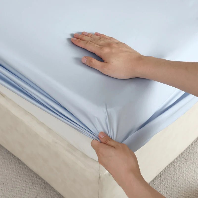SILKVAULT Mulberry Silk Bedding Sheet For Cooler, Breathable Sleep