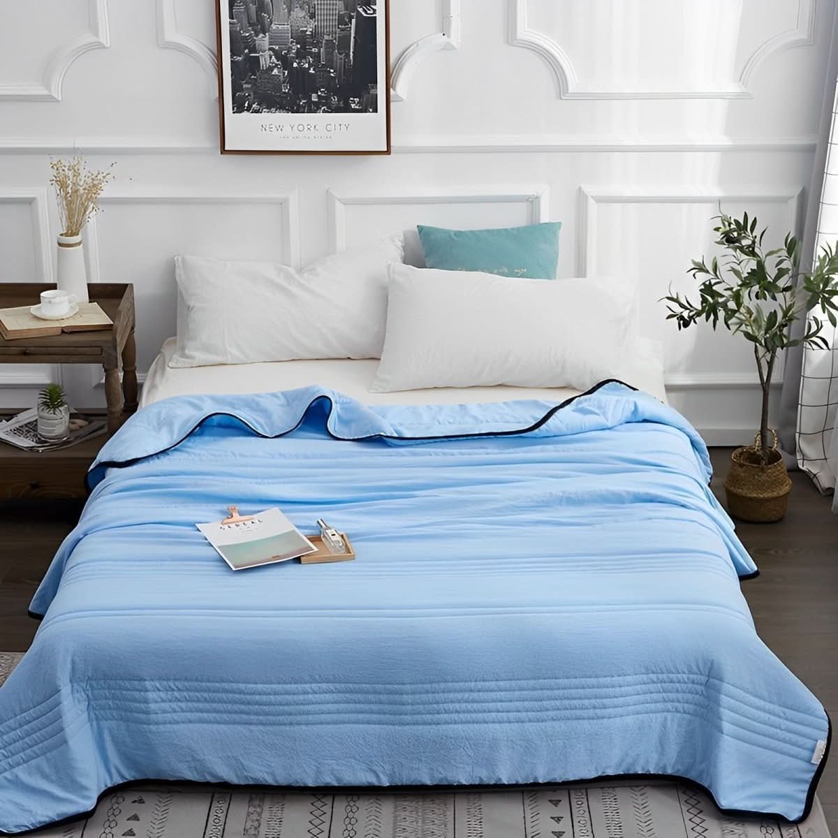 Sleepure Year-Round Cooling Blanket For Breathable Comfort
