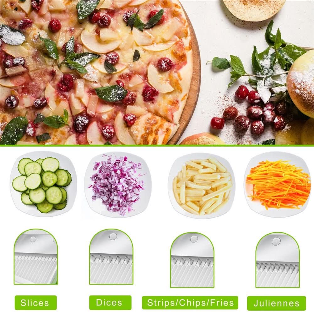 SlicePro Five In One Veggie Slicer For Quick Meals
