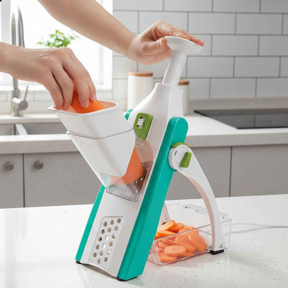 SlicePro Five In One Veggie Slicer For Quick Meals